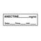 Nevs Tape, Anectine 1/2" x 500" White w/Black SANT-2 - alternate 1
